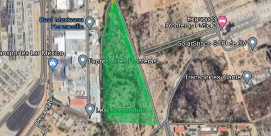 Terreno 15 Hectáreas en Parque Industrial